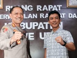Ketua DPRD Konut Sambut Silaturahim Kapolres