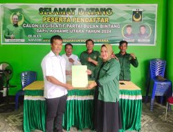 Didukung Masyarakat, Bendahara DPC PBB Konut Daftar Bacaleg  