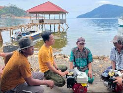 Ikbar Salurkan Bantuan Ketinting di Laskep 