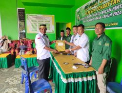 Puluhan Masyarakat antusias menemani Abd Halim Setor Formulir Pendaftaran Caleg PBB Konut