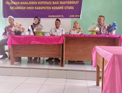 Gelar Pelatihan Manajemen Koperasi di Desa Sambandete, Idrus Harap Bisa Bangkitkan Ekonomi Masyarakat 