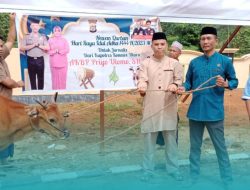 Polres Konut Beri Satu Ekor Sapi Qurban Untuk Insan Pers