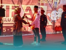 Parpol di Konut Ikut Kirab Menjelang Pemilu 2024