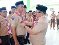 Asmadin Kukuhkan Kwartir Ranting Gerakan Pramuka Kecamatan Oheo 