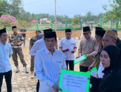 Pemkab dan Dewan Konut Salurkan Dana Bantuan Masjid di Kecamatan Wiwirano