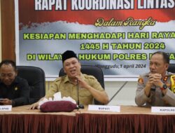 Polres dan Pemkab Konut Rakoor Kesiapan Pengamanan Idul Fitri 2024