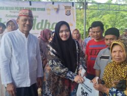 Hari Raya Idul Adha, Kapolres Konut Bagikan 25 Ekor Sapi Kurban Kepada Warga