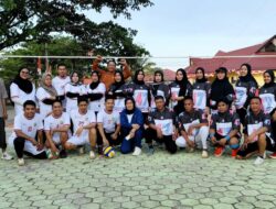 Gelar Turnamen Volly Ball, Kadis Kesehatan Konut : Upaya Memperkuat Kekompakan