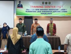 Safruddin Buka TC Lembaga Seni Qasidah Nusantara Jaya Tingkat Kabupaten Konut