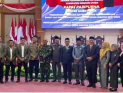Dewan Konut Rapat Paripurna Penetapan Bupati dan Wabup Terpilih Periode 2025-2030