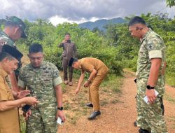 Dandim 1430 Konut Bersama Wabup Tinjau Langsung Lokasi TMMD  ‎