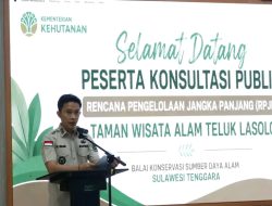 Ikbar Buka Konsultasi Publik Penyusunan RPJP TWA Teluk Lasolo, Wujudkan Pengelolaan Kawasan yang Berkelanjutan