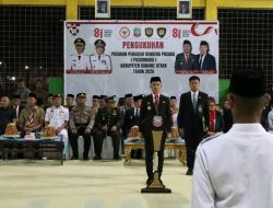 Bupati Ikbar Kukuhkan Paskibraka Konut