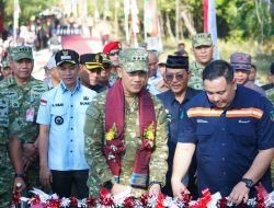 Bupati Ikbar Hadiri Peresmian Jembatan Perintis Garuda Sepanjang 87 meter