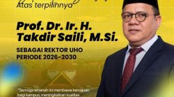 Rektor Baru UHO: Takdir yang Tertunda dan Menjemput Harapan Baru