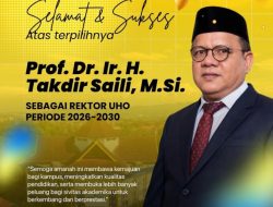 Rektor Baru UHO: Takdir yang Tertunda dan Menjemput Harapan Baru